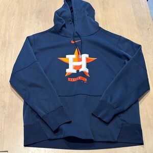 Nike Navy and Orange Houston Astros Hoodie